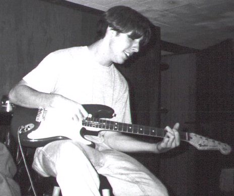 Chris Playing Guitar - 9/96